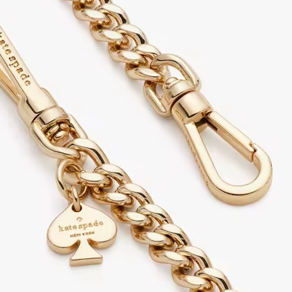 🔥🔥🆕♠️KATE SPADE GOLD 46.8” CROSSBODY CHAIN /REPLACEMENT BAG STRAP - Picture 3 of 10